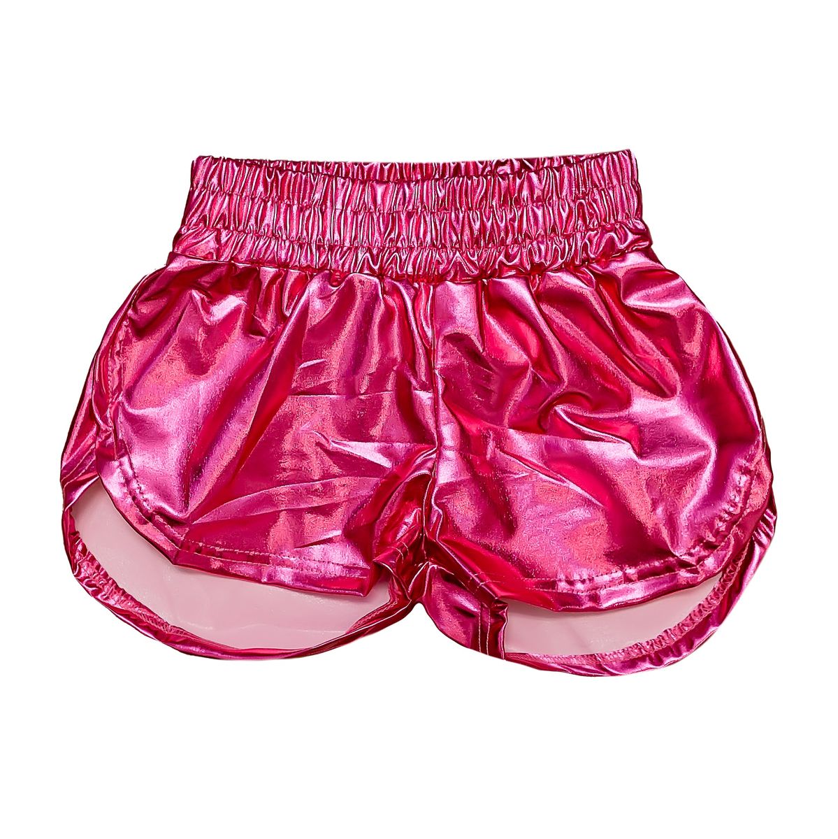 Metallic Shorts - Hot Pink