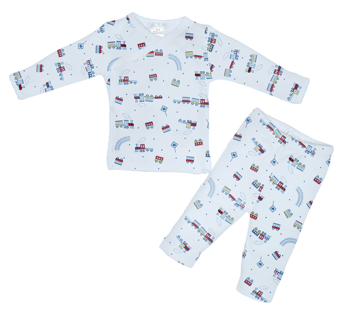 Toy Train Pajama Set