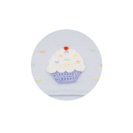 Cupcake Lt. Blue Knit Bubble