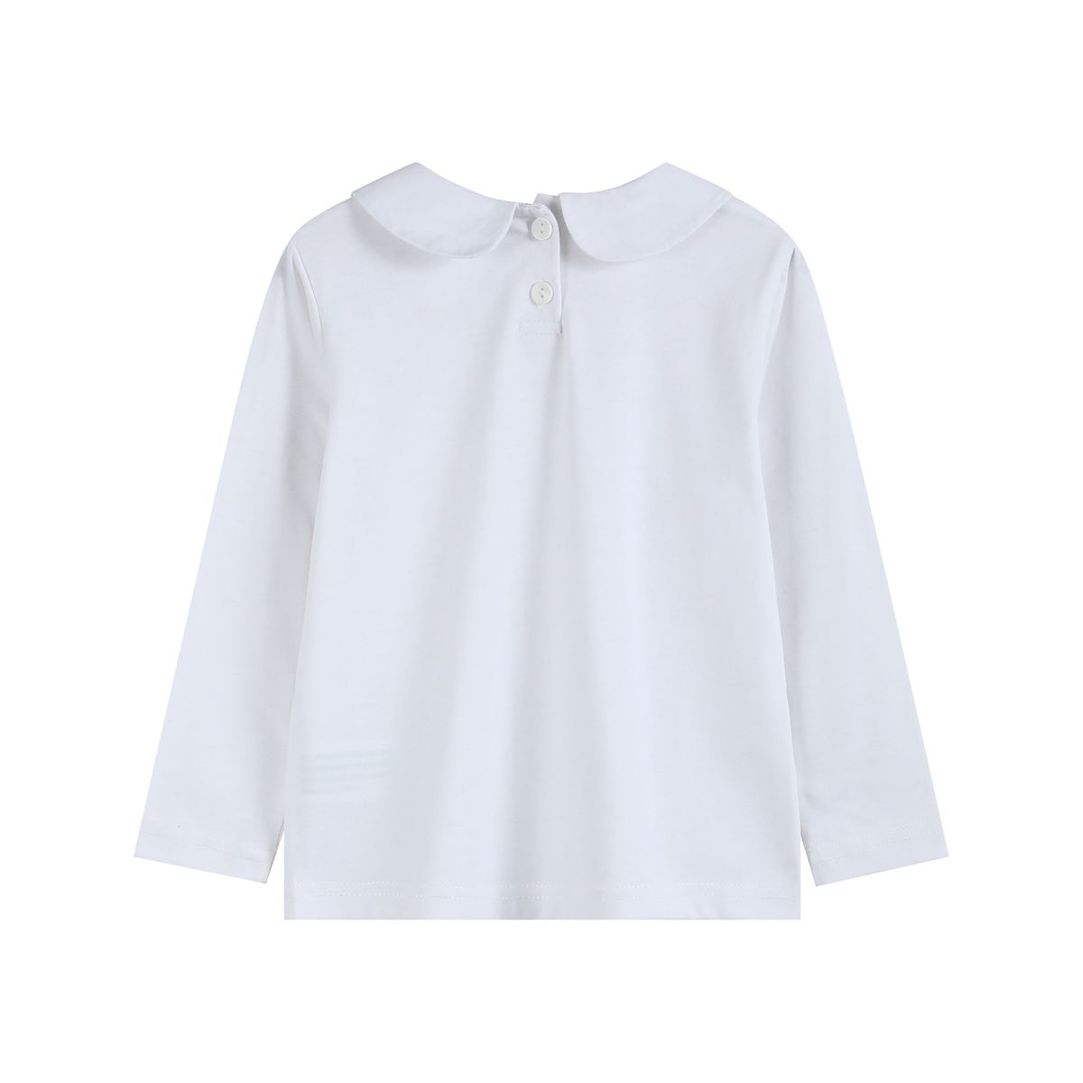 White Santa Collared Shirt