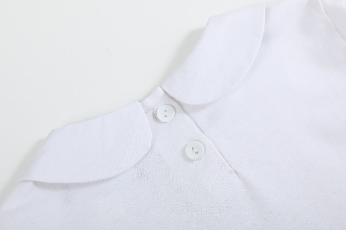 White Santa Collared Shirt