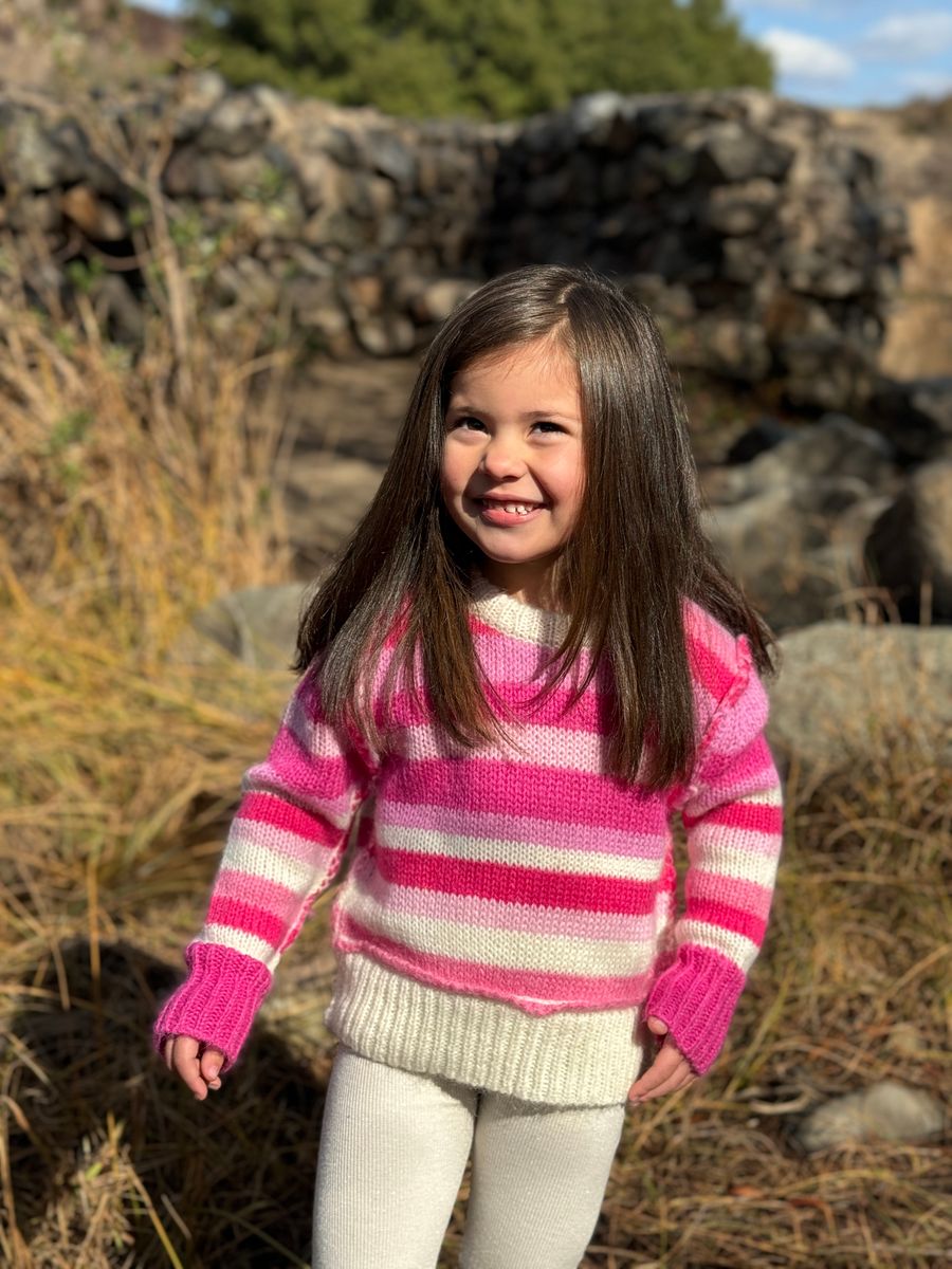 Donna Sweater - Berry Knit