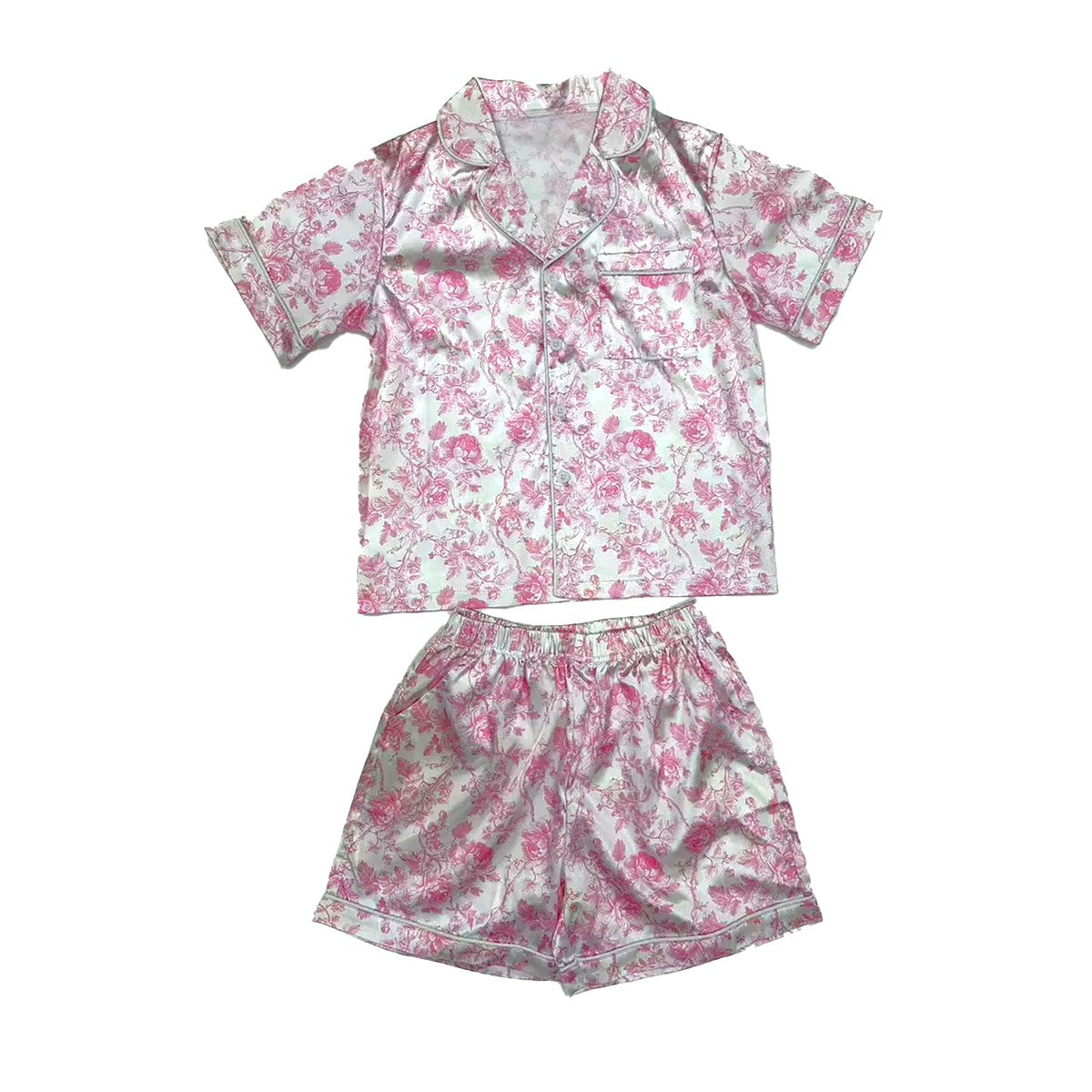 Loungewear Set - Pink Floral Print