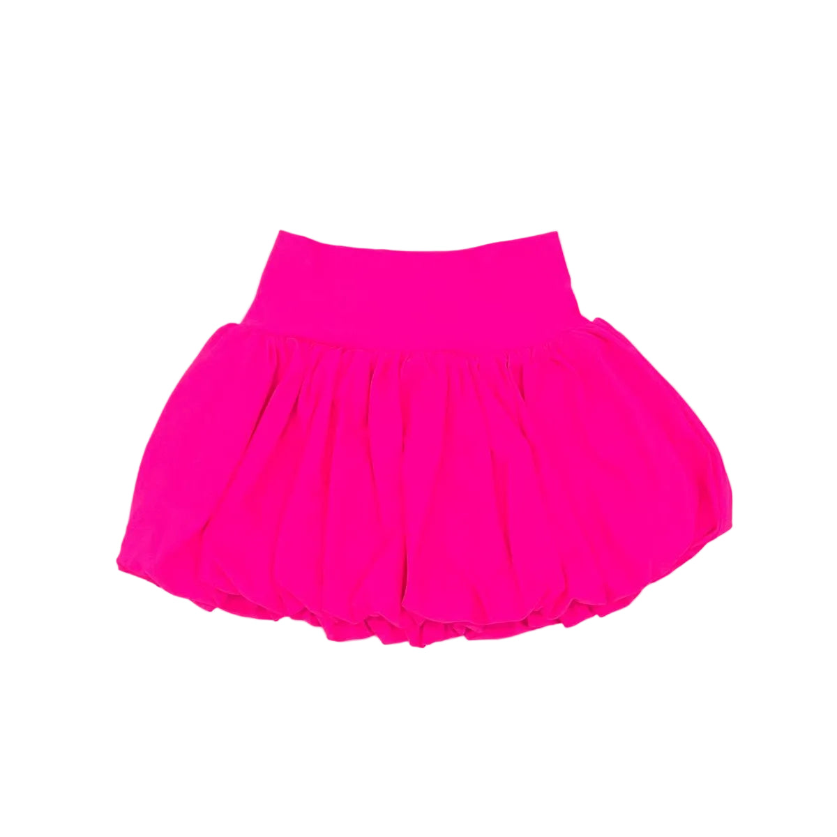 Athletic Bubble Skirt - Hot Pink