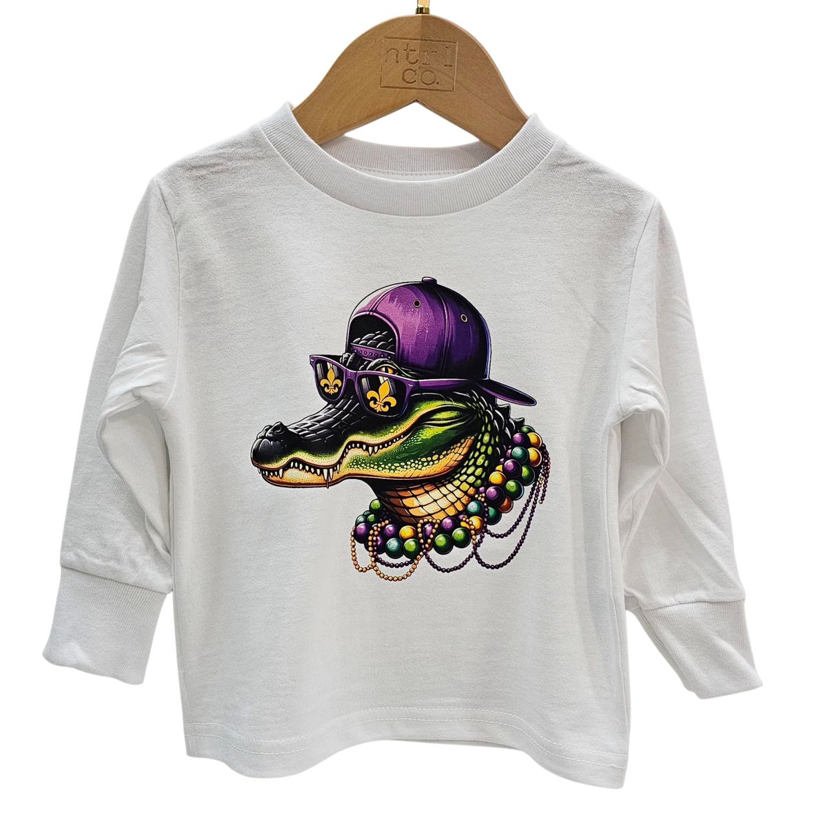 Mardi Gator L/S Graphic Tee