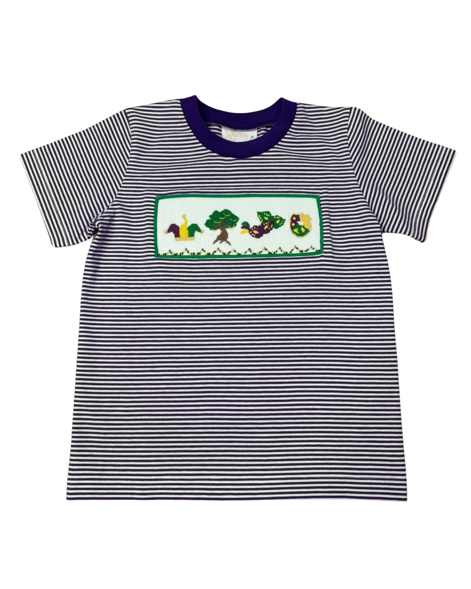 Mardi Gras Smock Shirt