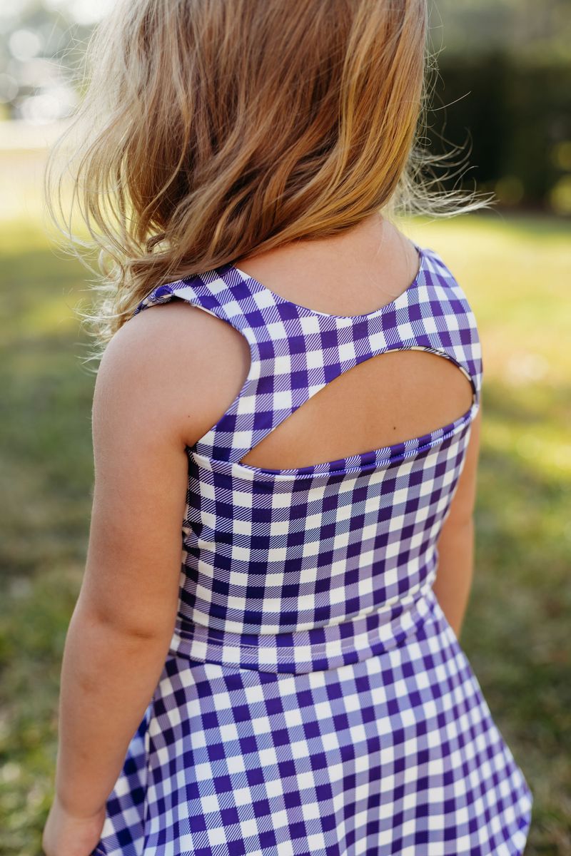 Gingham Skirt Set