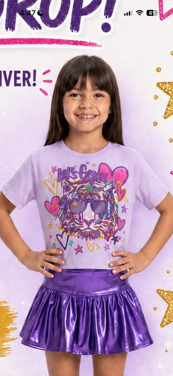 Let's Geaux Tiger Tee