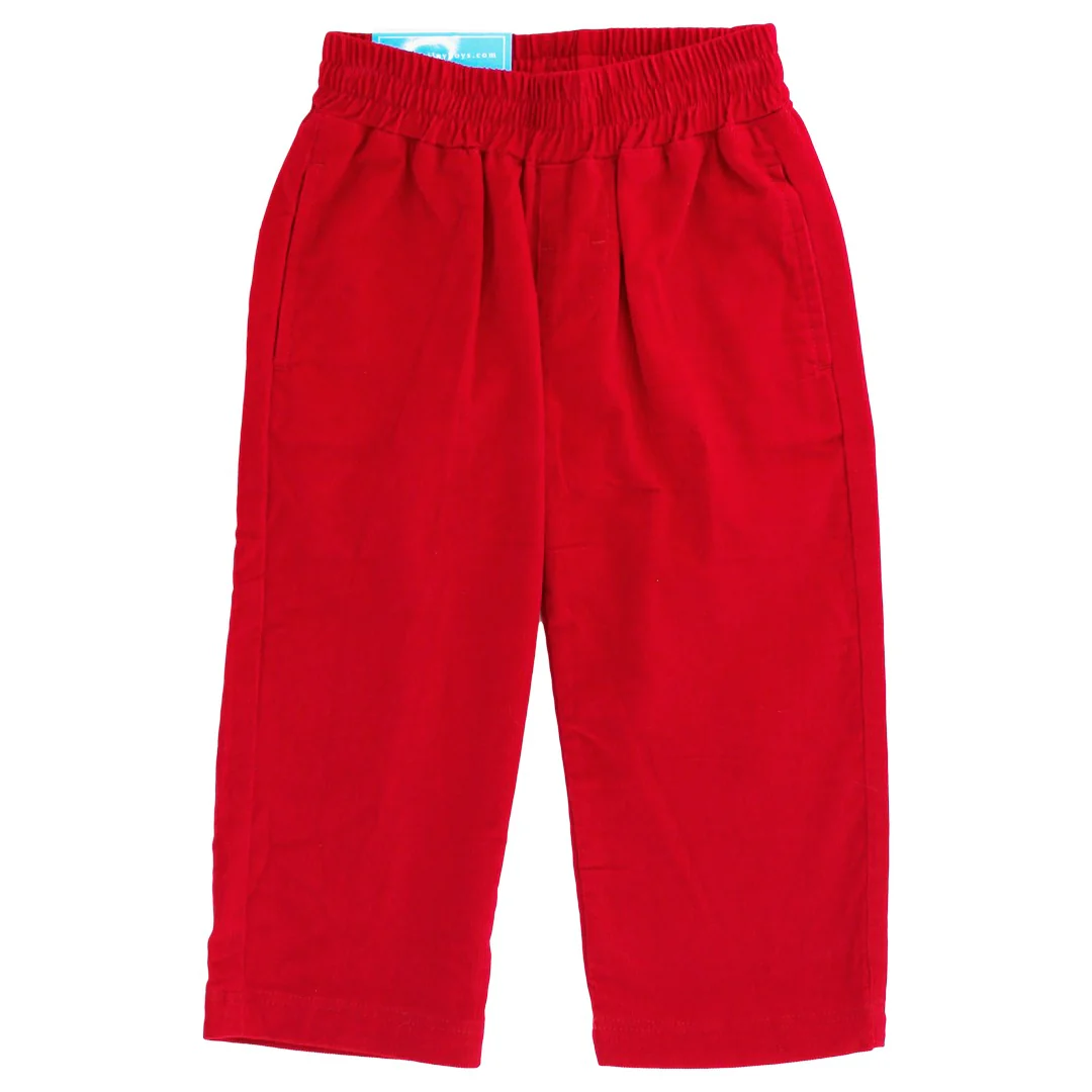 Charlie Pant - Red Corduroy