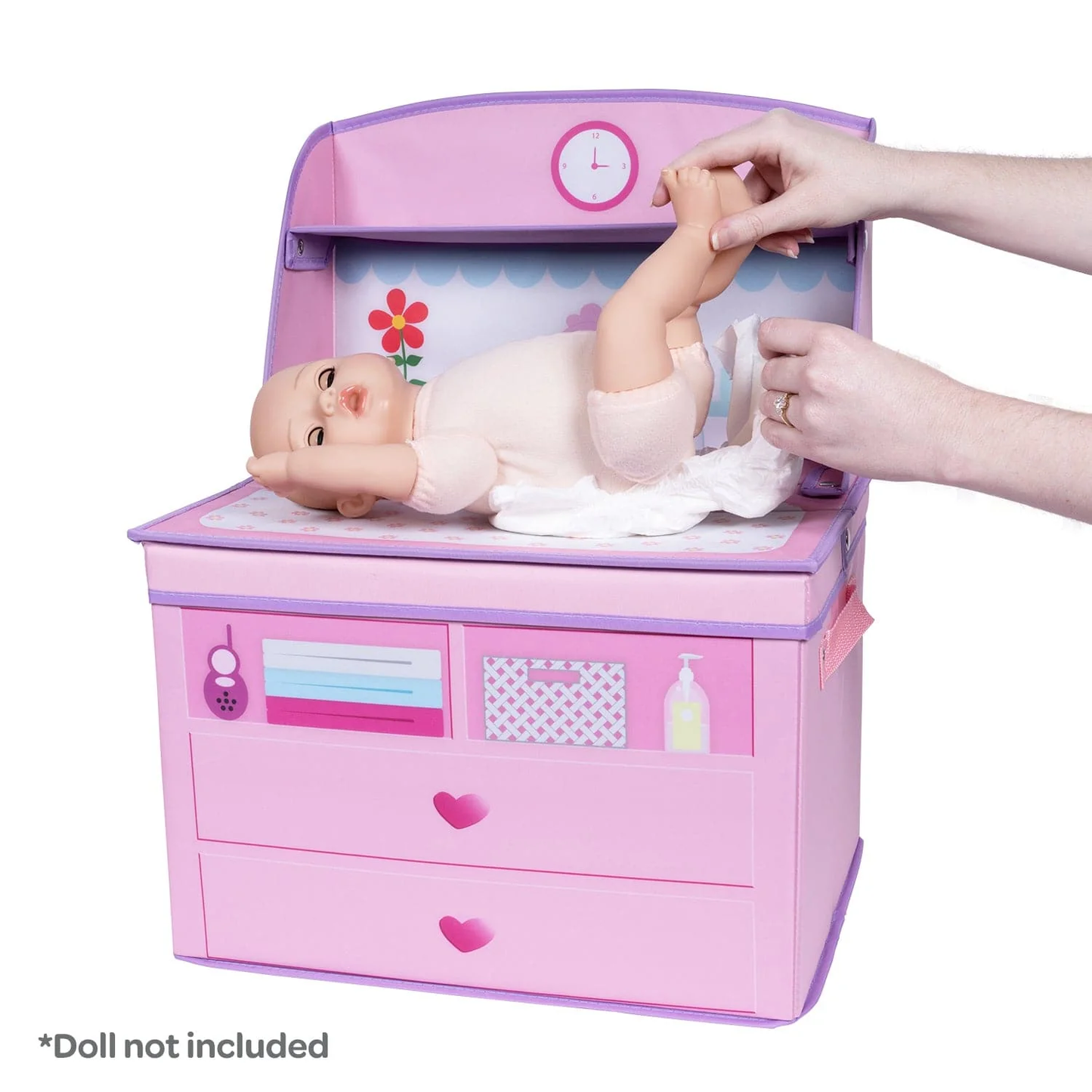 Doll Changing Table & Storage