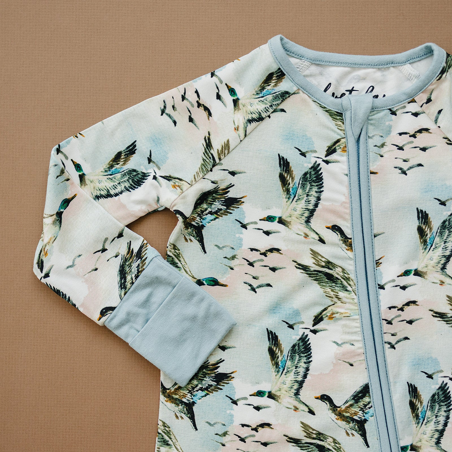 Bamboo Zip PJ - Mallard Sky