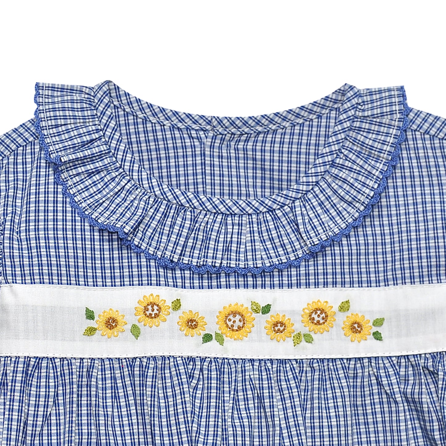 Royal Blue Bryn Bloomer Set - Sunflower