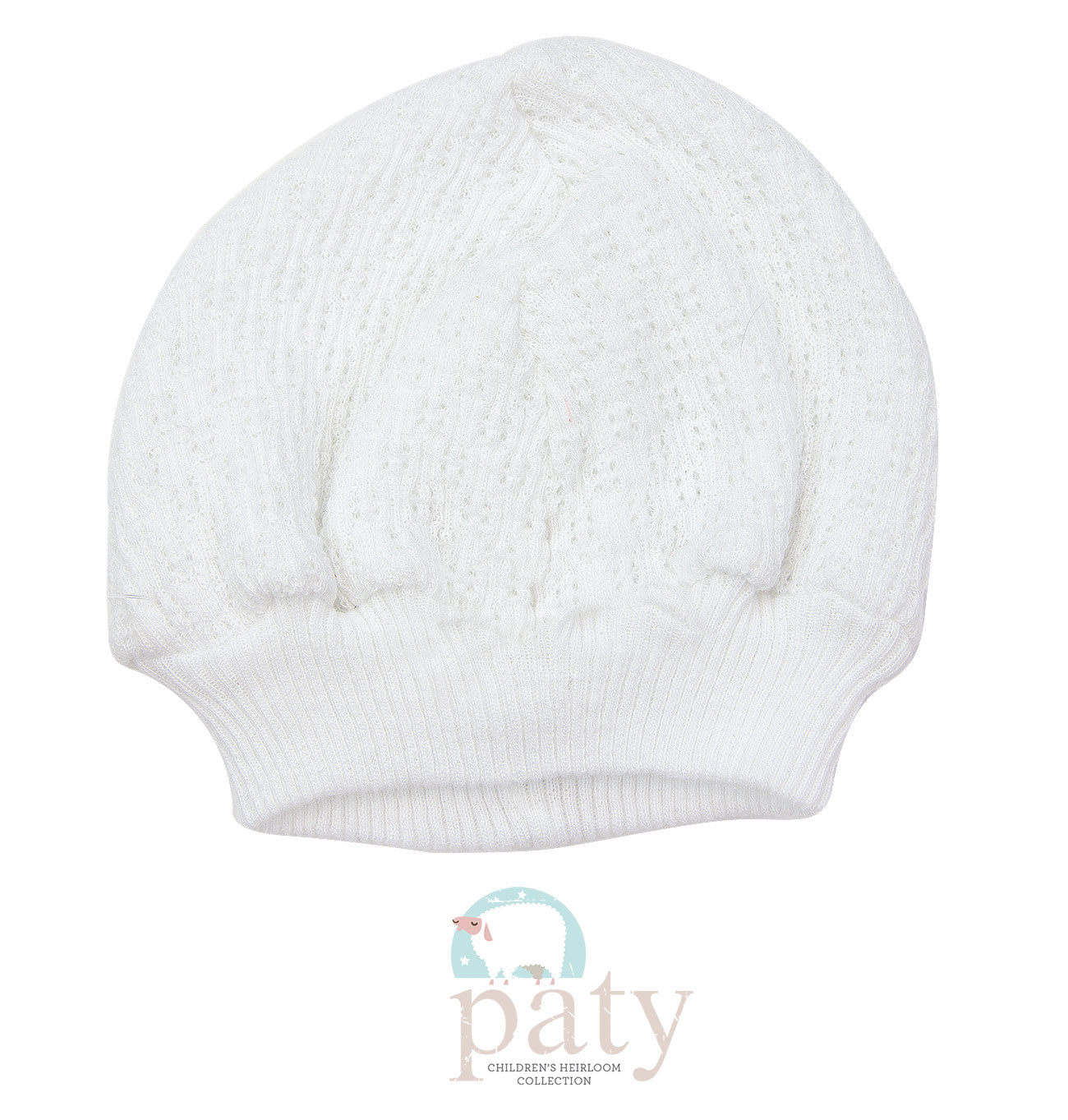White Knit Beanie - 105X