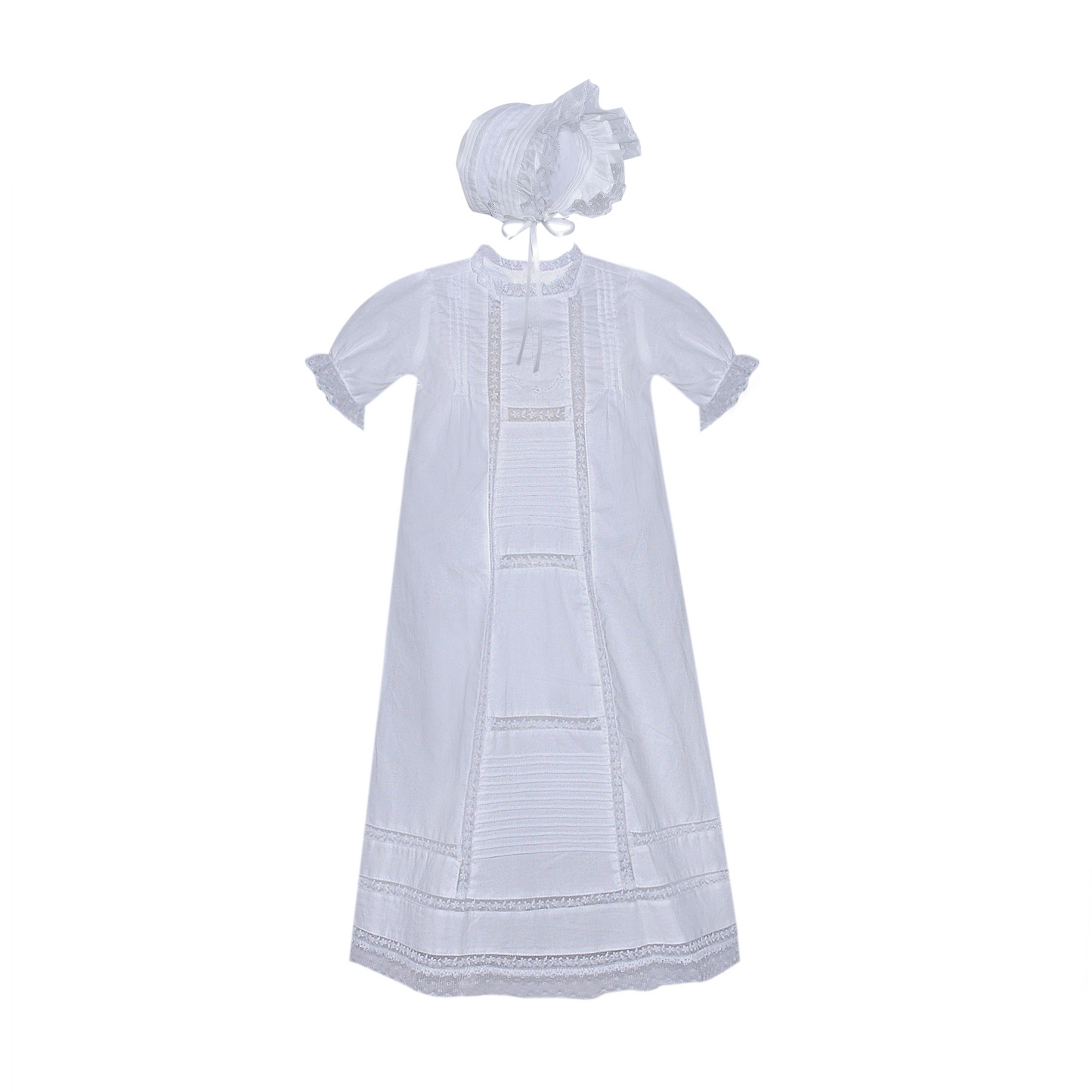 Logan Christening Gown - White