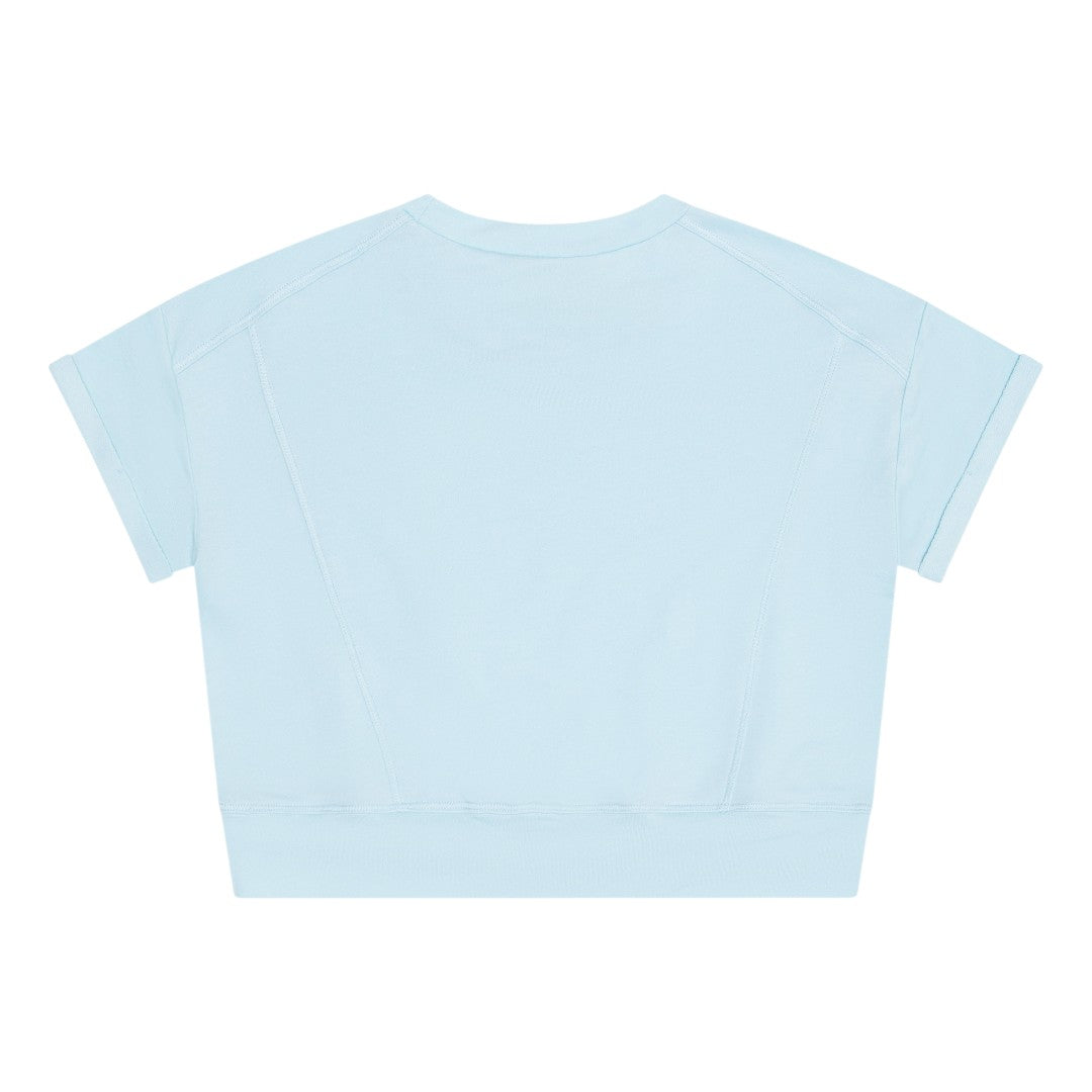 French Terry Waist Tee - Calypso
