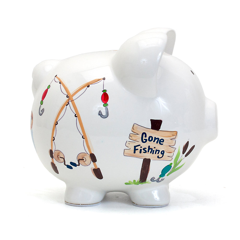 Gone Fishing Pig