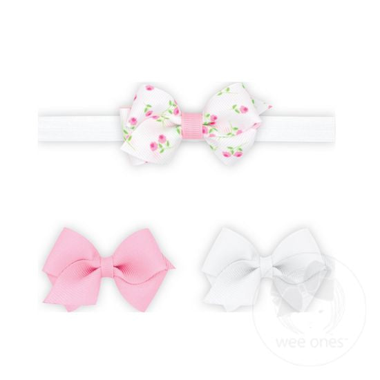Rosebud Bows 3PK - 1782-1