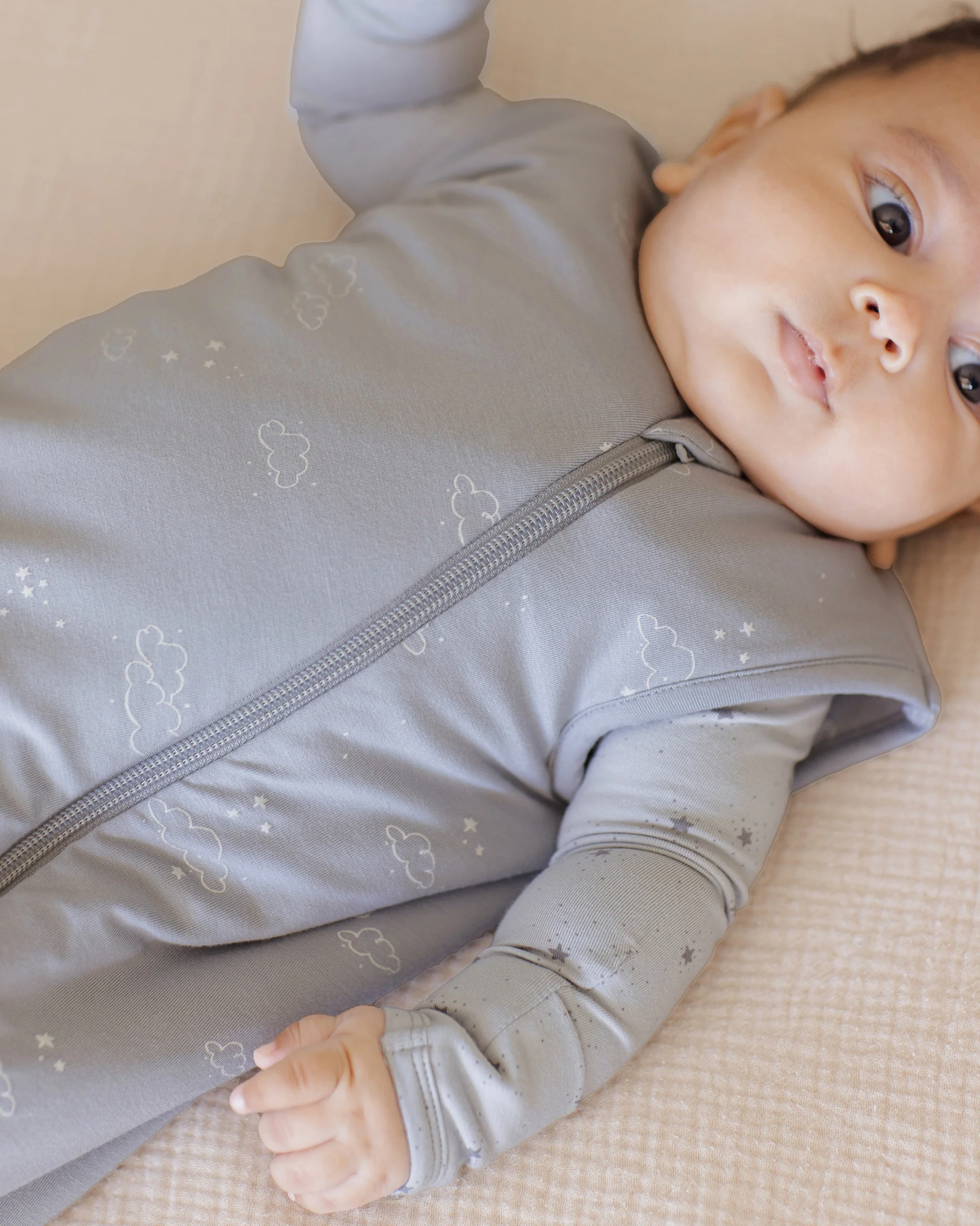 Bamboo Sleep Bag - Clouds
