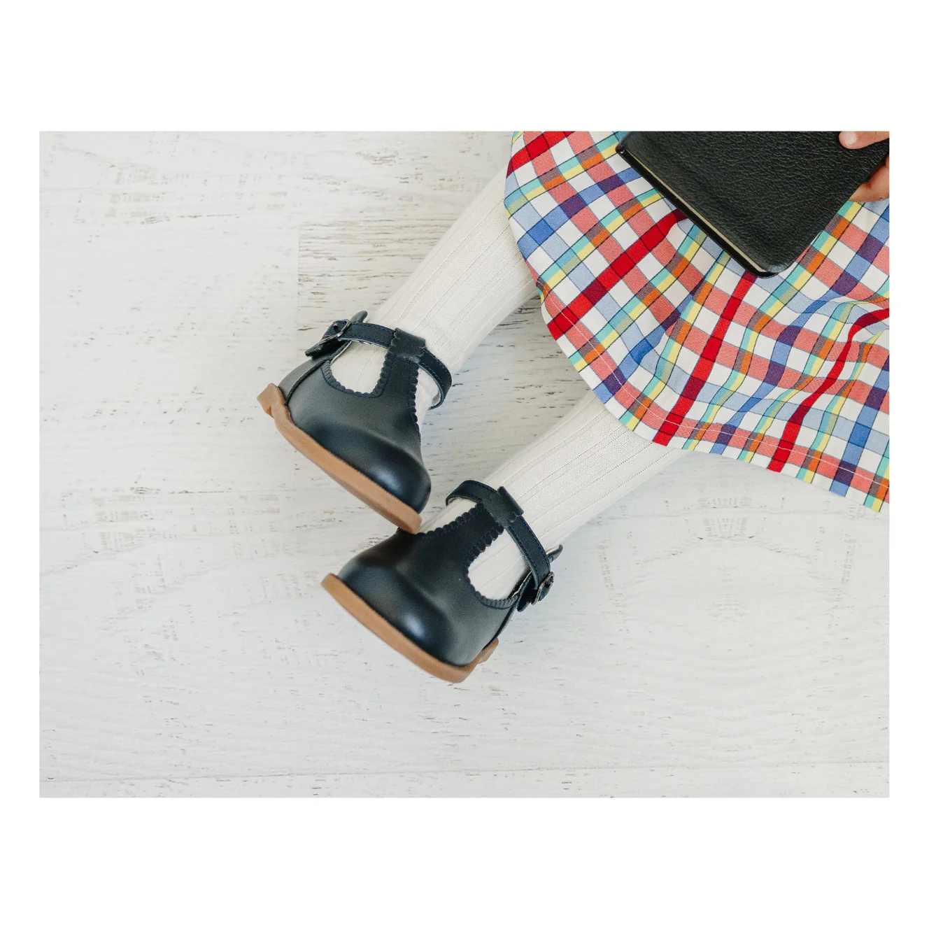 Louise Scallop T-Strap - F-390