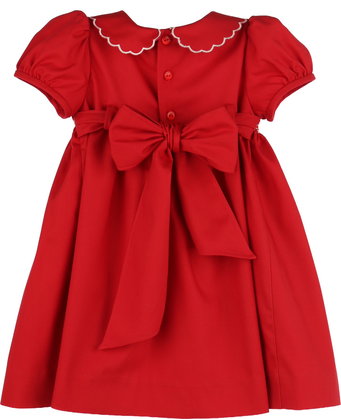 Classic Smock Dress/Red-LM0503