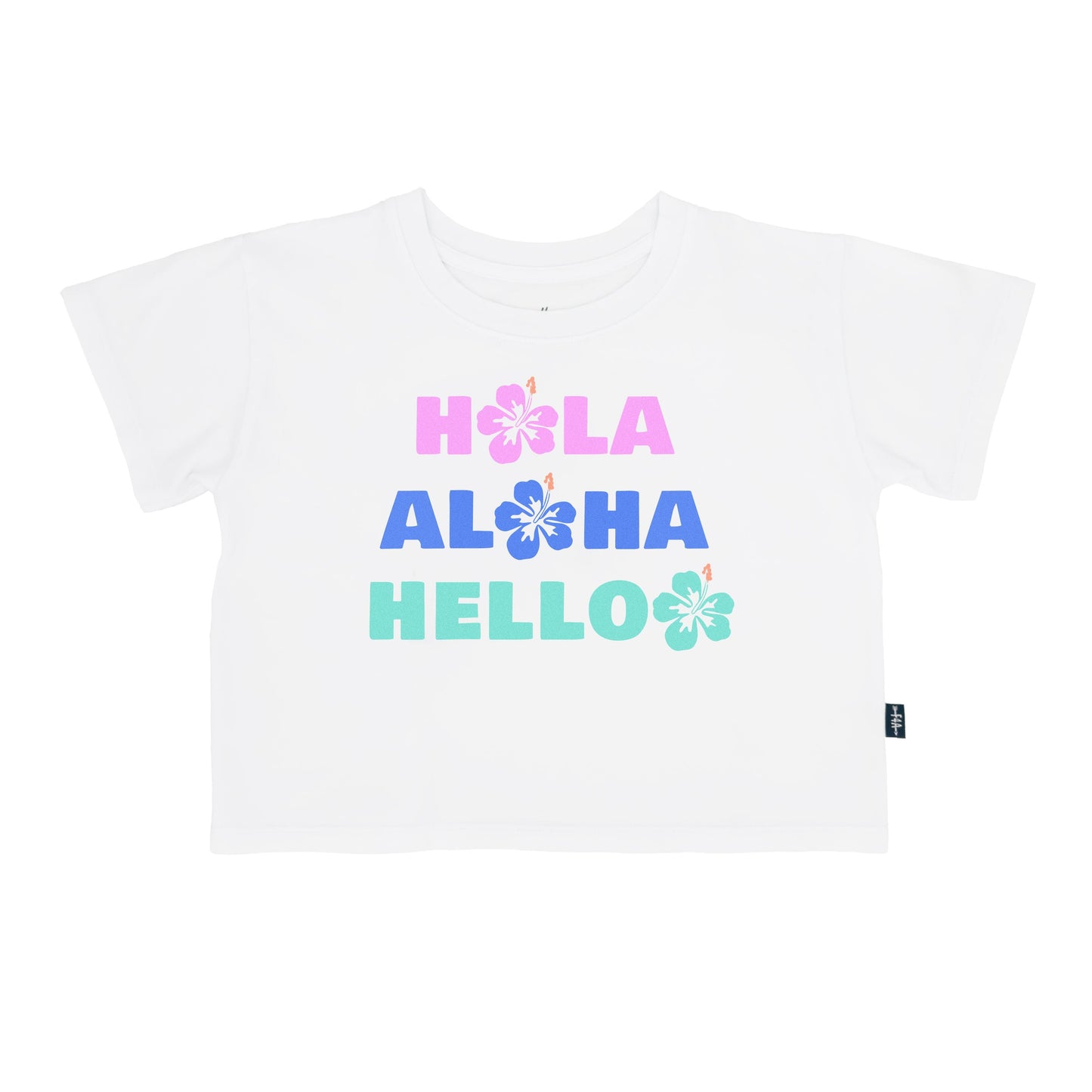 Boxy Tee - Hola, Aloha, Hello