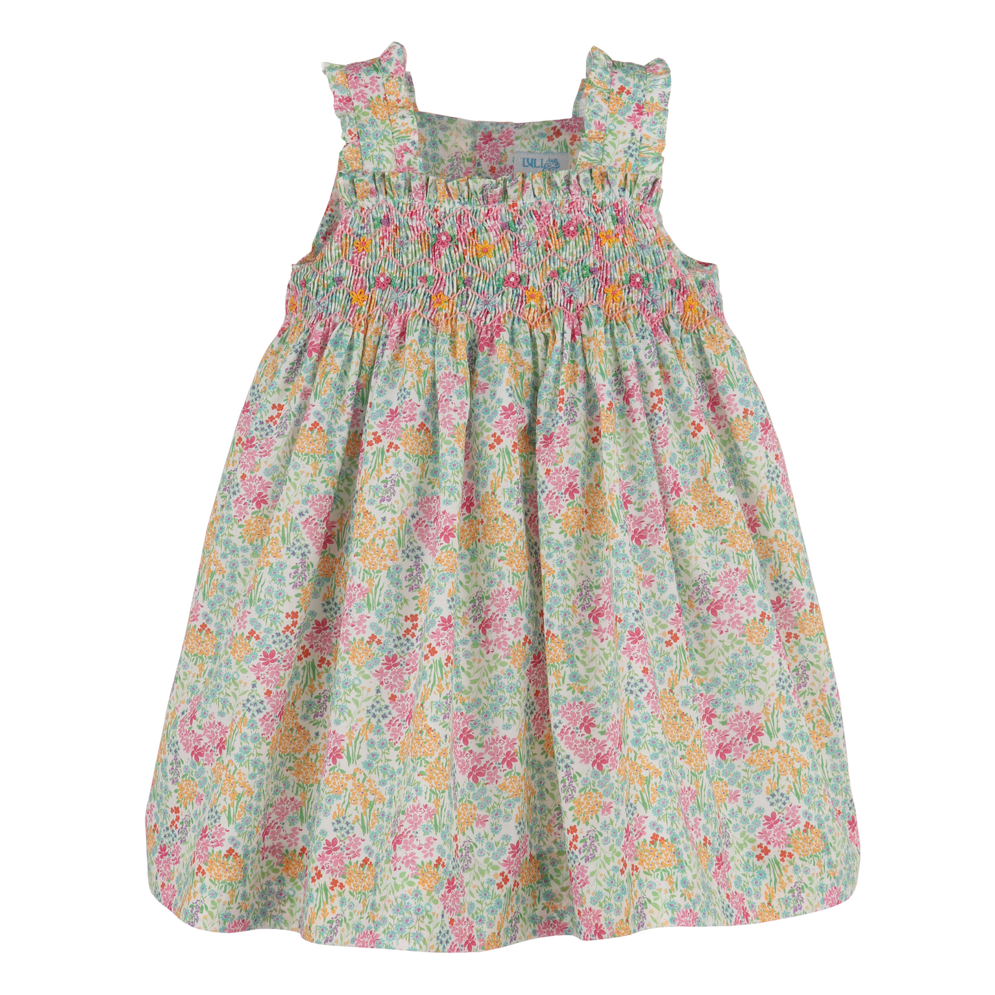 Garden Smock Dress - Pink
