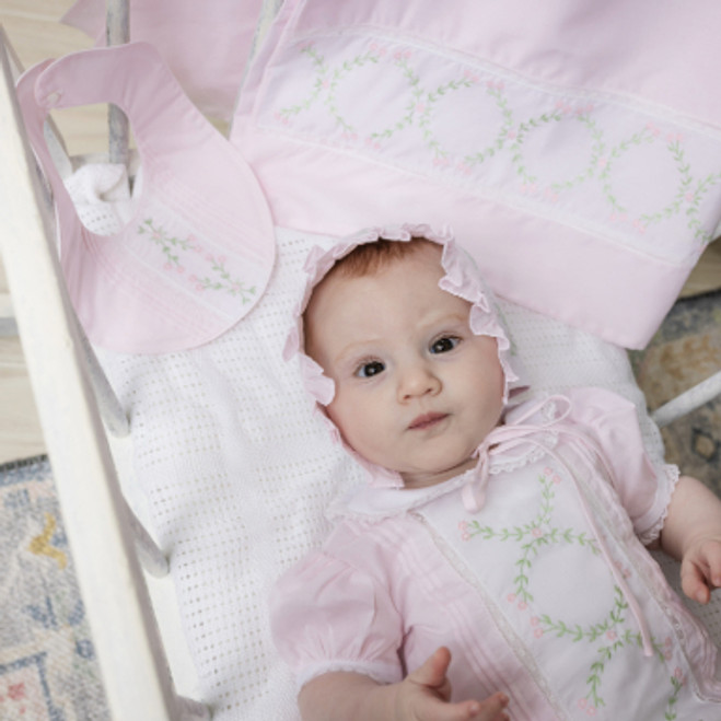 Vintage Bloom Receiving Blanket