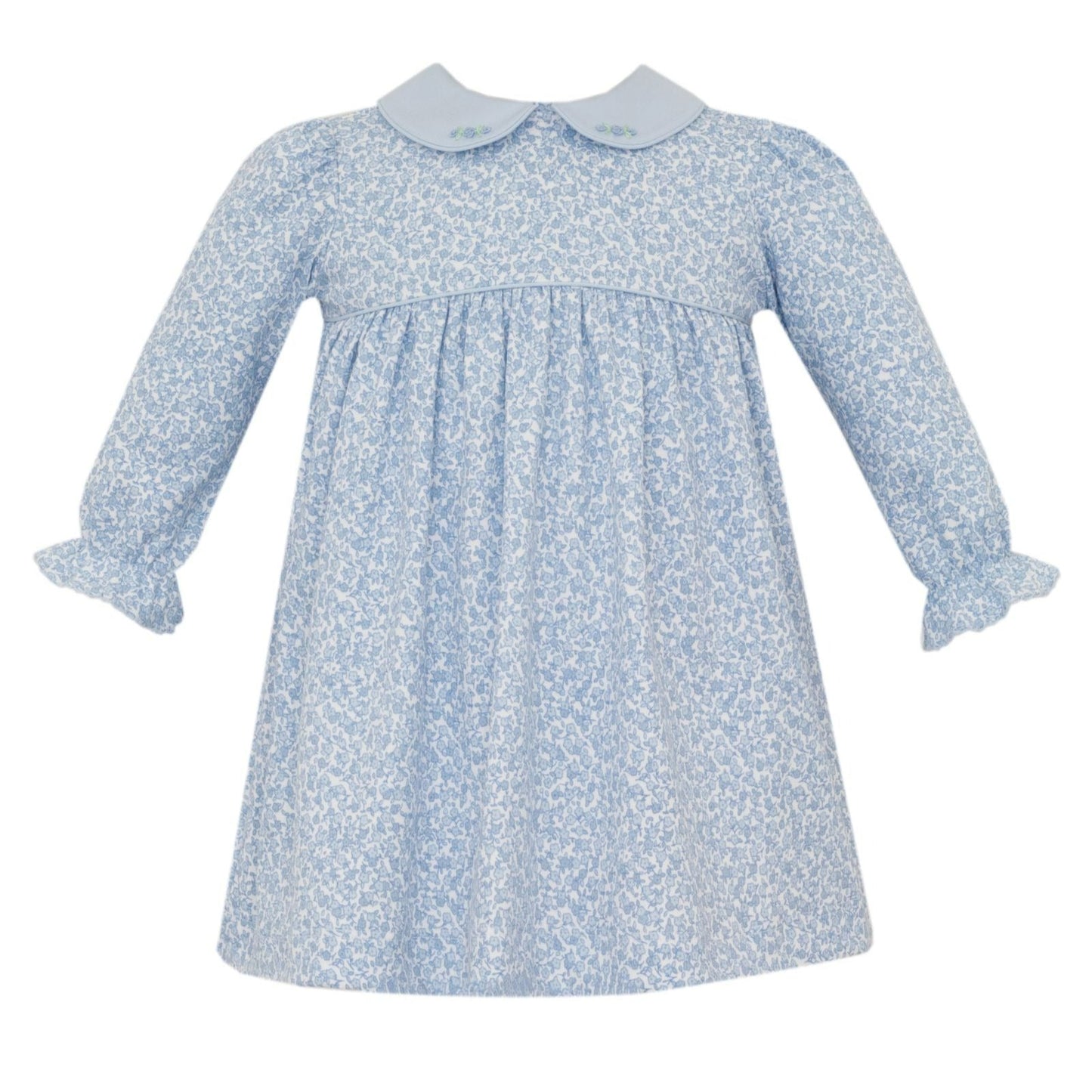Liberty Collared Dress - Blue