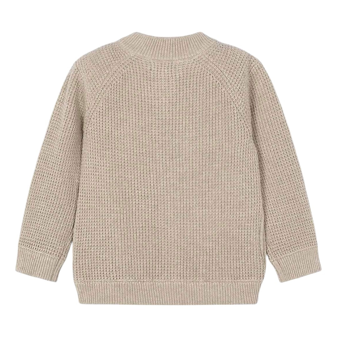 Knit Zip Cardigan - Chai