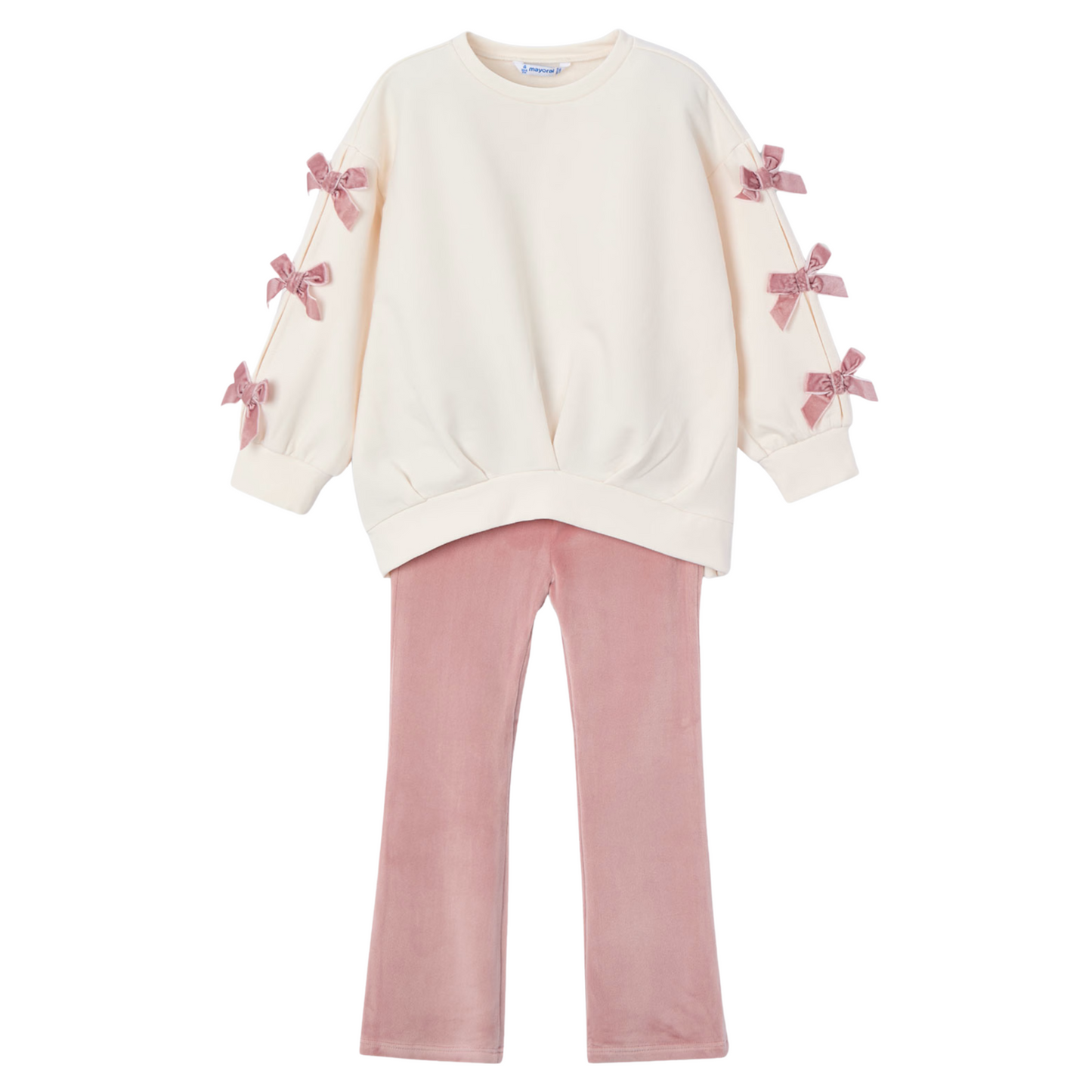 Bow Sweater Legging Set - Rose