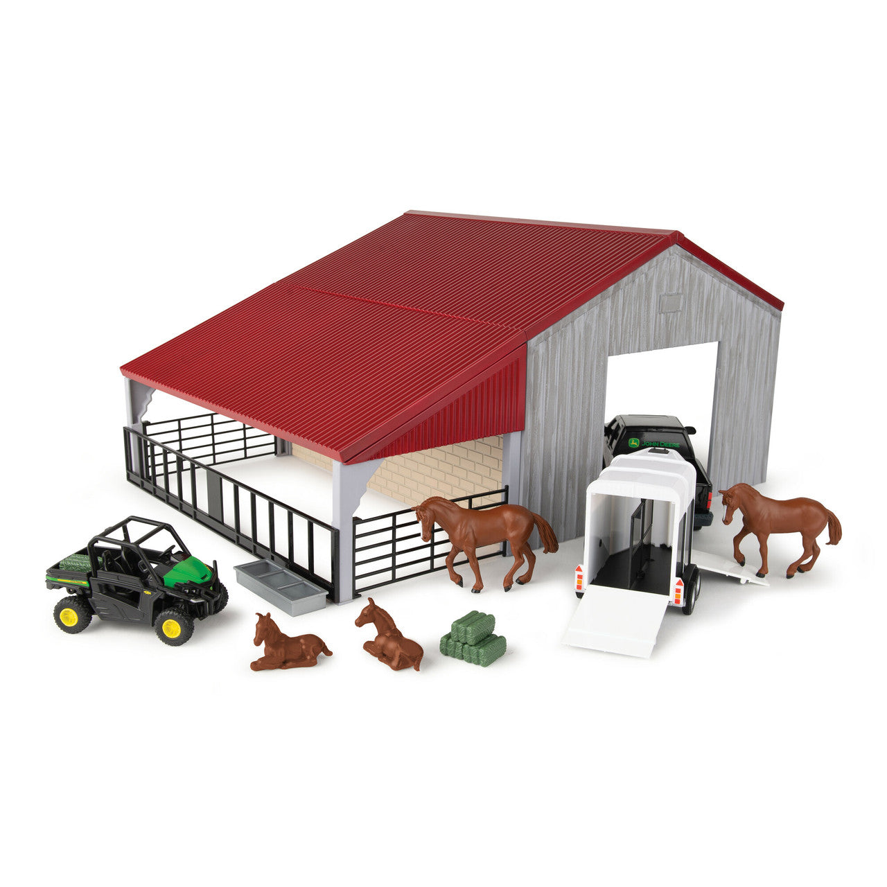 Weathered Barn - 13 Piece Farm Playset