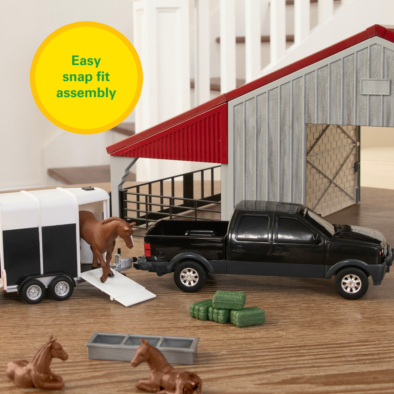 Weathered Barn - 13 Piece Farm Playset
