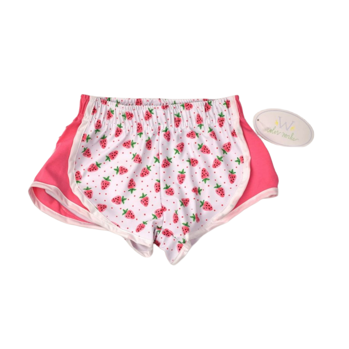 Strawberry Shorts - Hot Pink Side