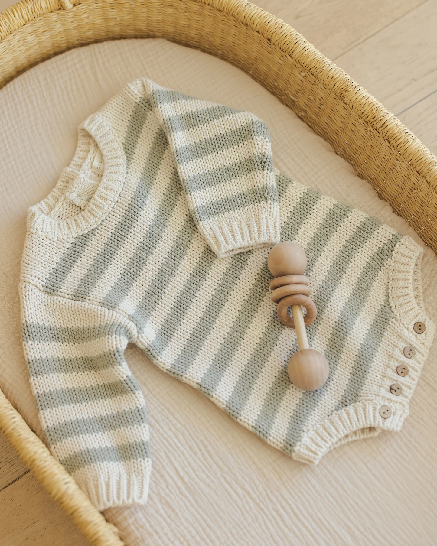 Rex Romper - Fern Stripe