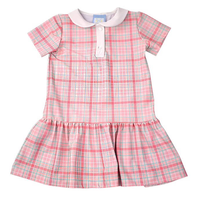Pink Plaid Dress