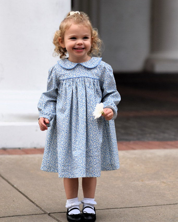 Vintage Floral Long Sleeve Dress