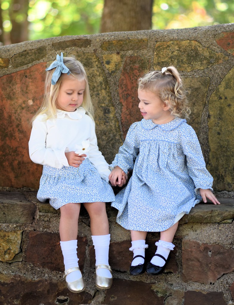 Vintage Floral Ruffle Skirt Set