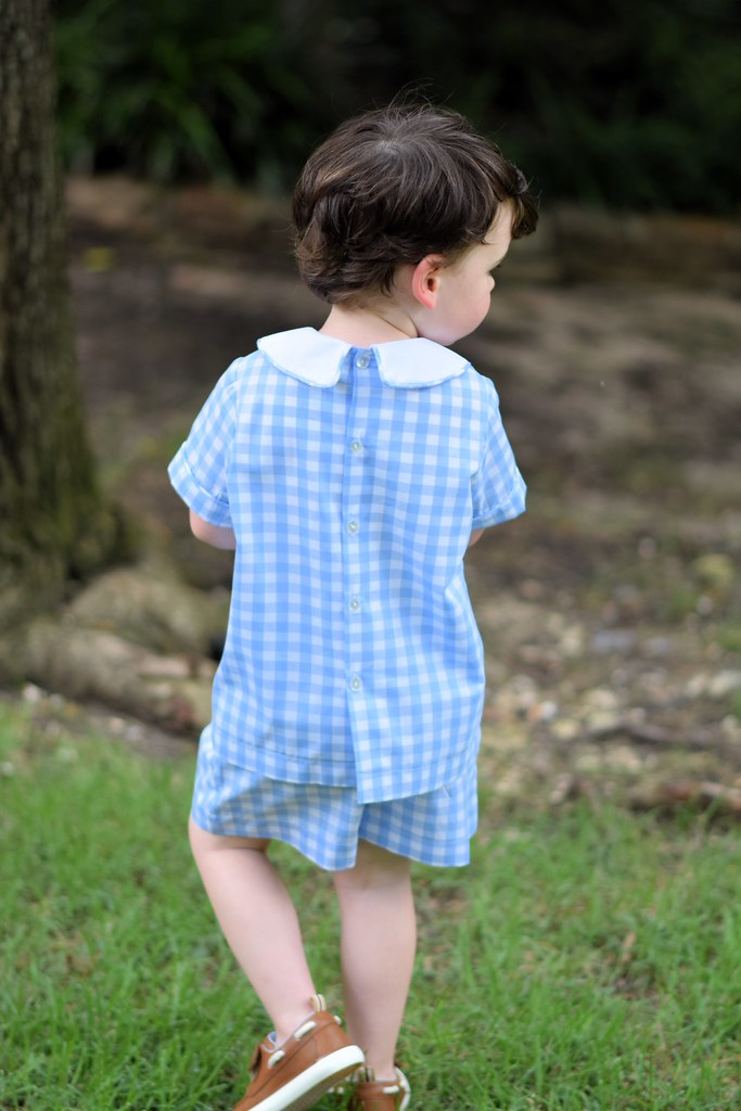 Boys Set - Blue Check