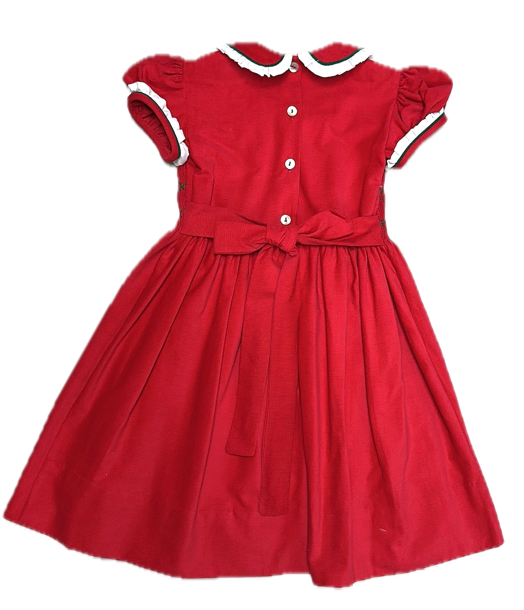 Christmas Classic Smocked Dress