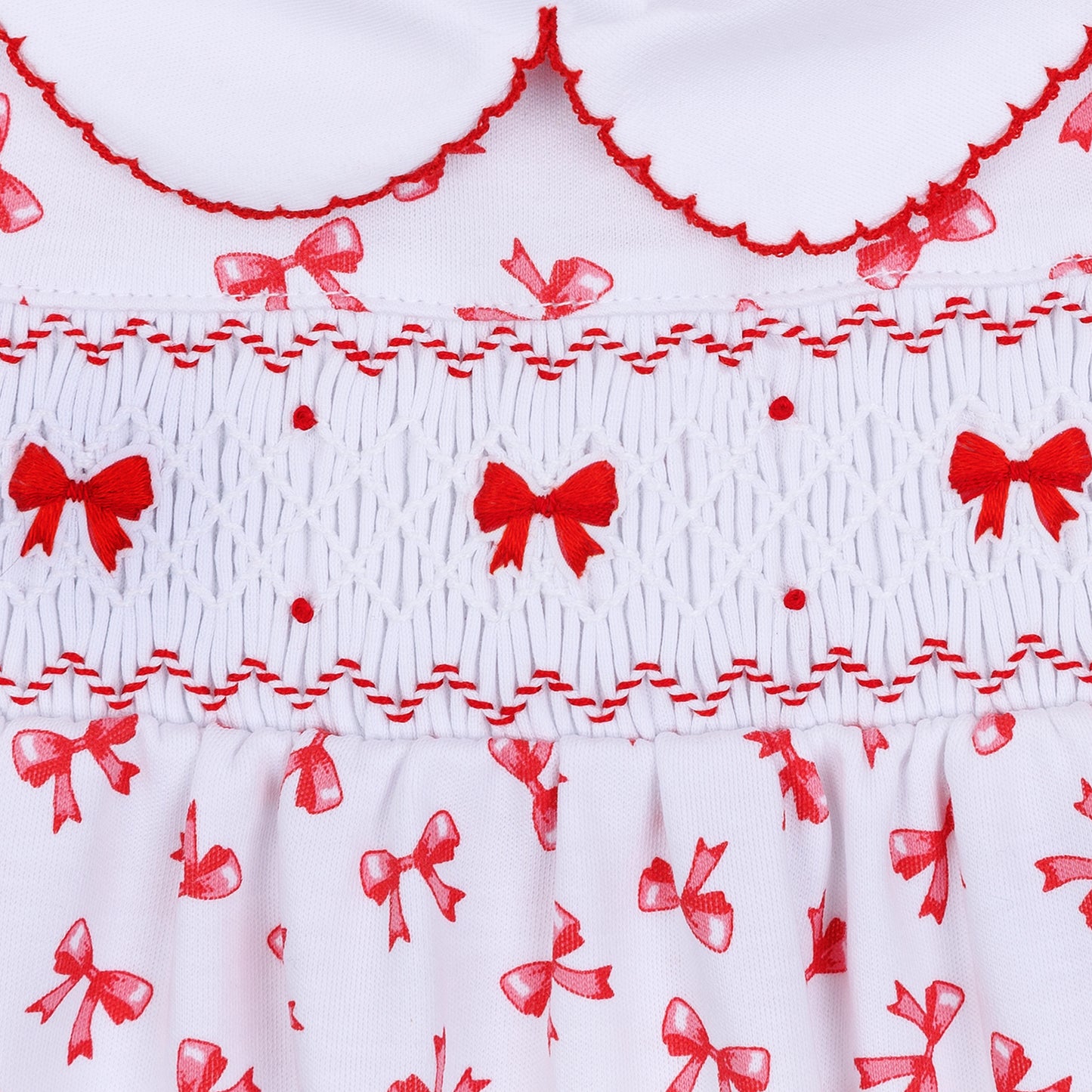 Scarlett Bows Smock Dress Set