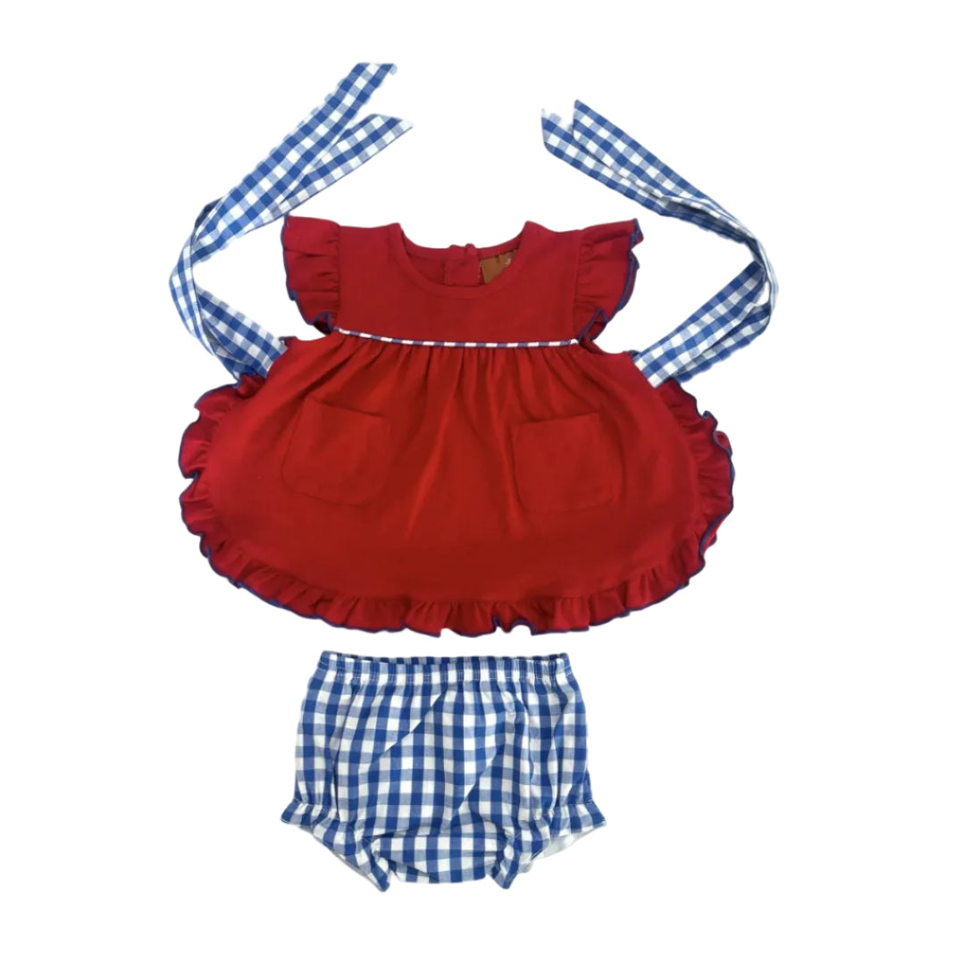 Harlow Bloomer Set - Red/Blue