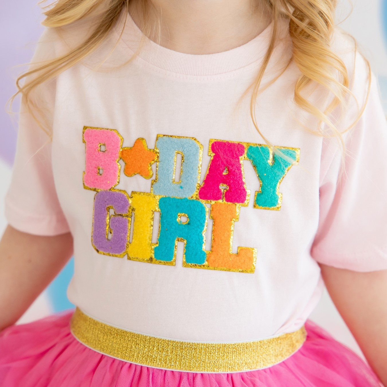 Birthday Girl Patch S/S T-Shirt