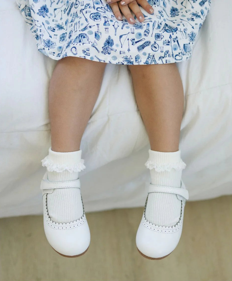 Lucille Scallop Flat - 6010