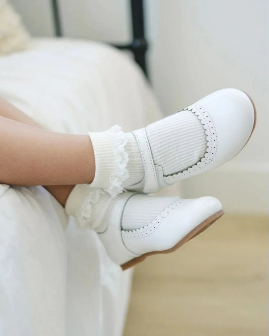 Lucille Scallop Flat - 6010