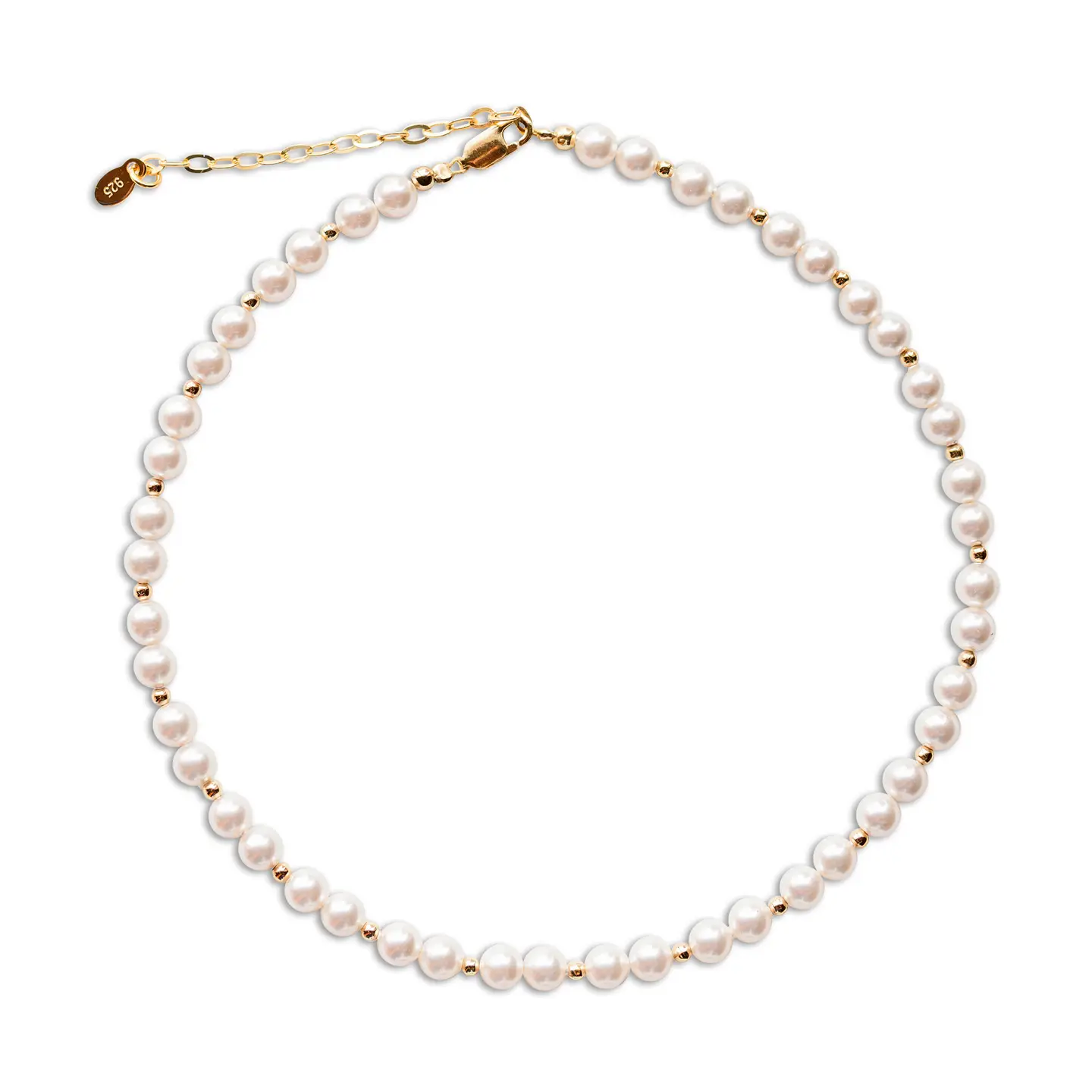 Pearl Necklace - Gold-Plated