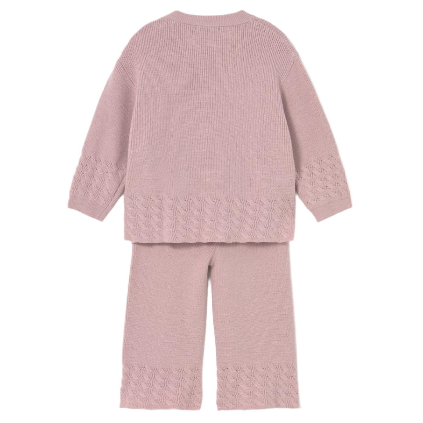 Knit Pant Set - Quartz
