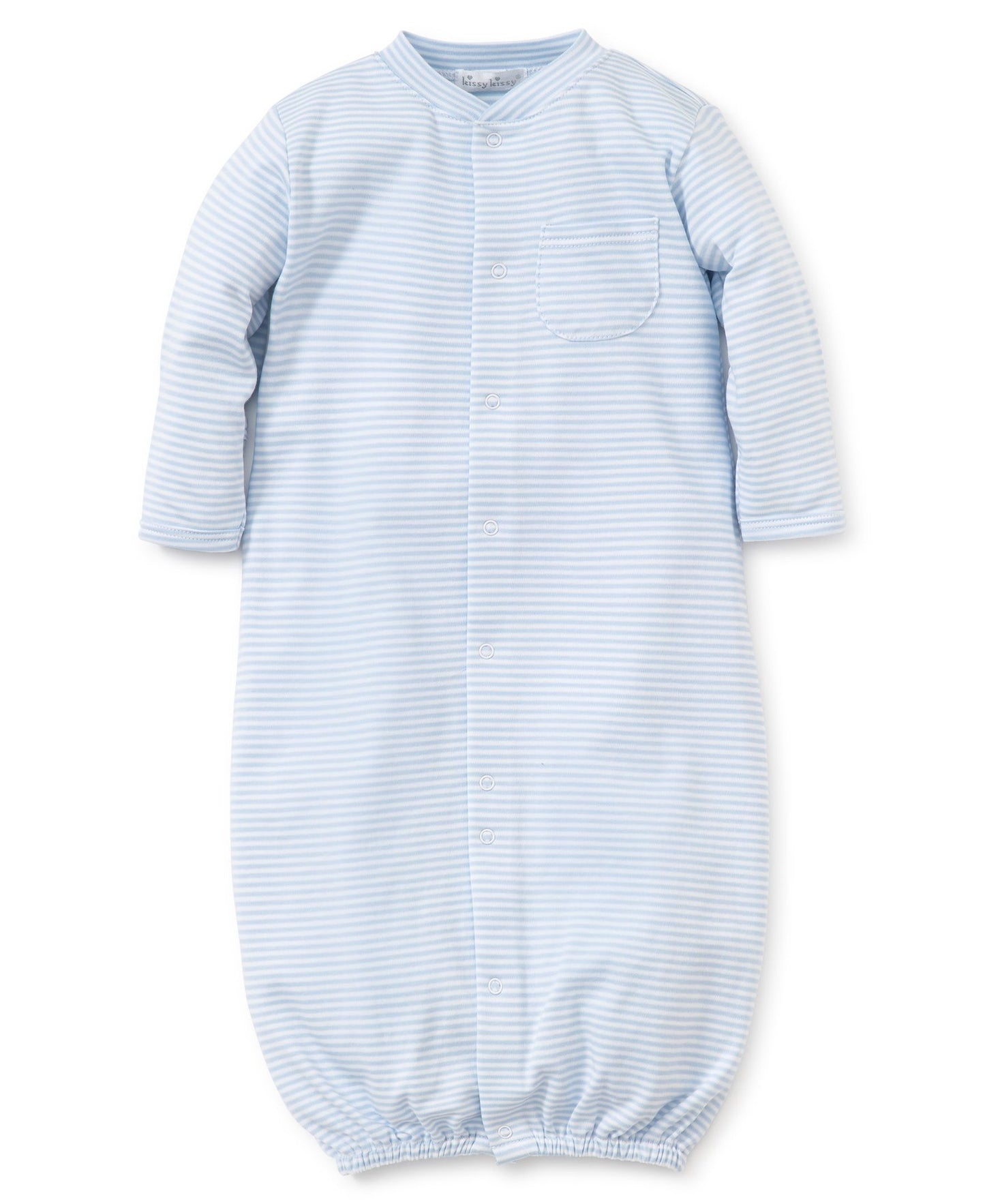 Simple Stripes Conv. Gown - Blue