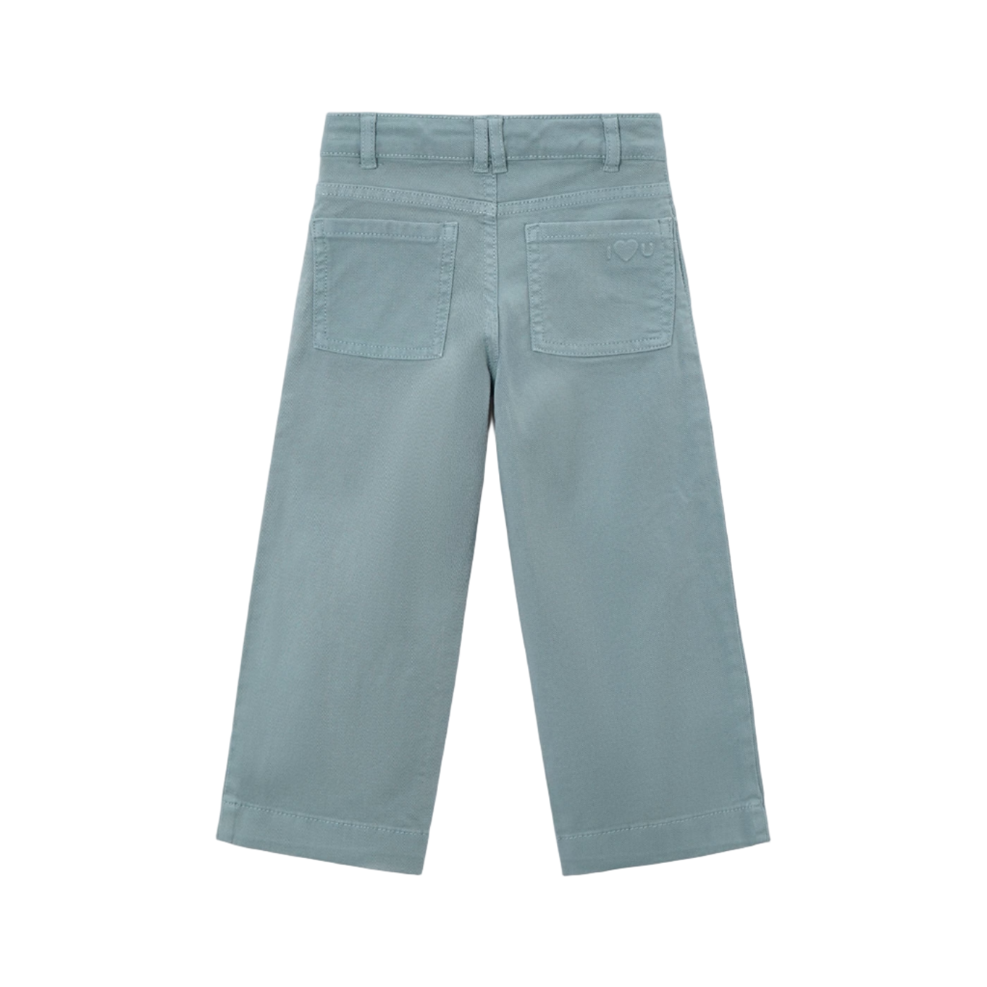 Girls Twill Pants - Sage