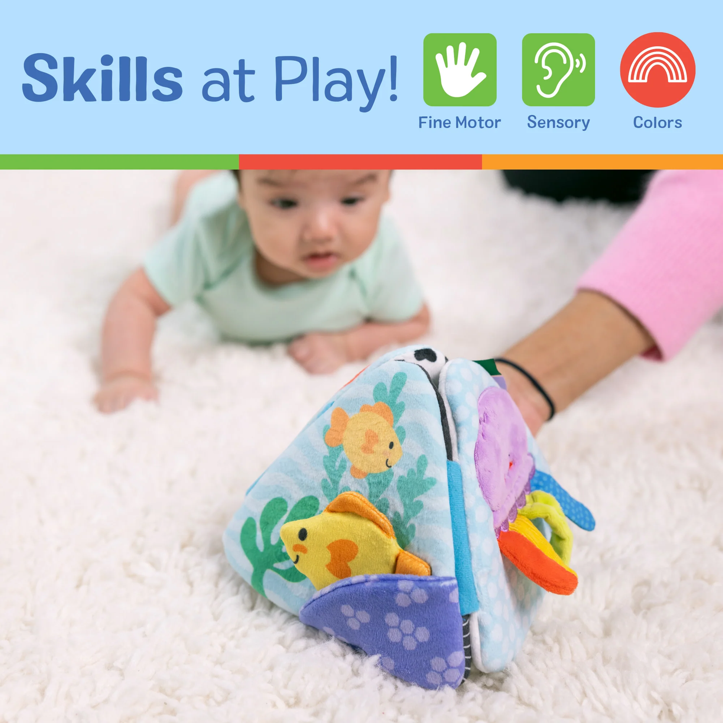 Ocean Tummy Time Triangle Toy - 50744