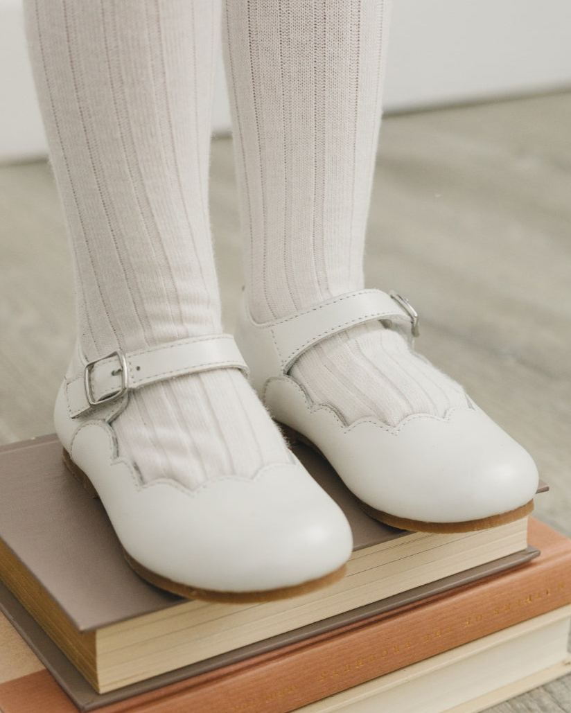 Sonia Scalloped Flat - 421